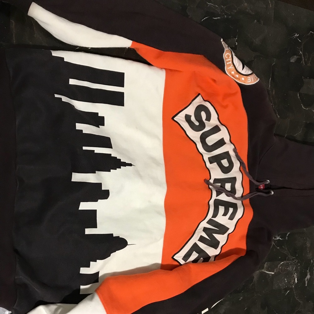 Supreme Raising Hell Hoodie Box Logo Paisley Large